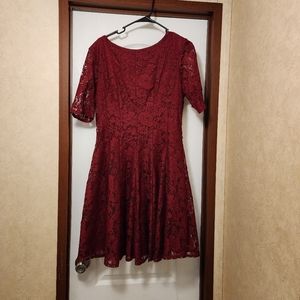 Maroon, Danny and Nicole Dress, size 14